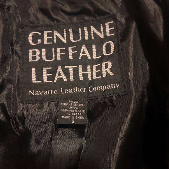 Ladies Black Leather Jacket - Picture 2 of 3